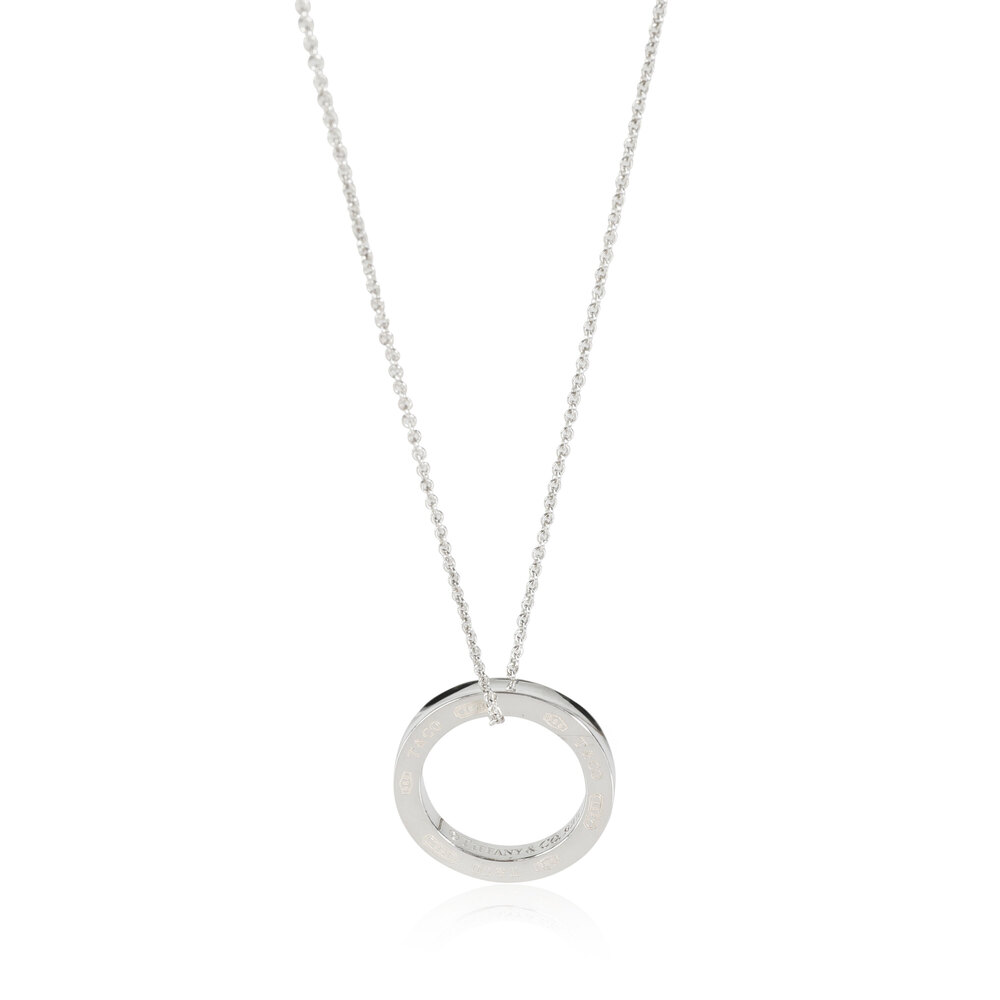 Tiffany & Co. Sterling Silver 1837 Circle Pendant